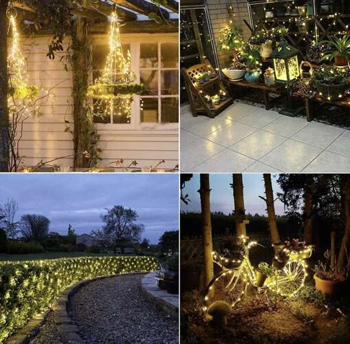 girlanda do záhrady